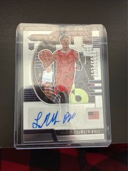 LaMelo Ball Prizm Draft Picks Rookie Auto Card
