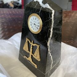 Marble For Lawyer Clock 