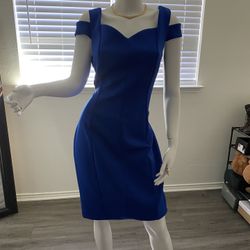 Royal Blue Calvin Klein Size 12 Dress- Arlington 