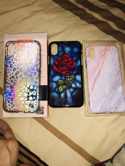 Iphone x/xs cases all for $10