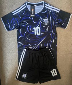 Messi 10 soccer uniform set
