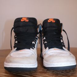 Nike Men’s Jordan 1 High OG Prototype Size 10 Grey Blue White Black DC6515-100