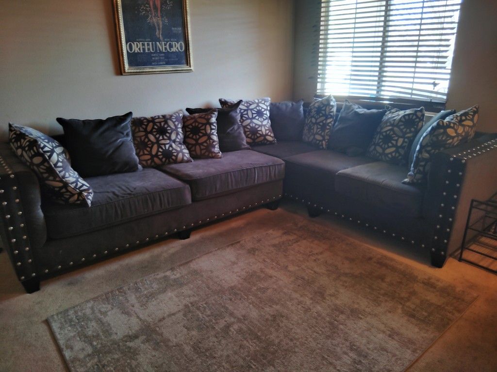 Brown Sectional Couch