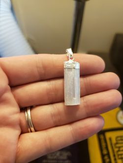 Selenite pendant