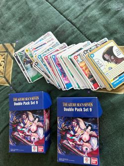 One Piece Card Game Double Pack Set 9 Azure Sea's Seven
