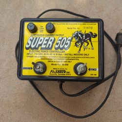 Electric Fence Controller $30