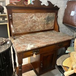 Beautiful Antique Wash Stand perfect as side board or entry table