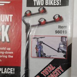 HAUL-MASTER Two Bike Hitch Mount Bike Rack