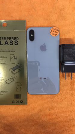 iPhone X Silver 64GB Unlock