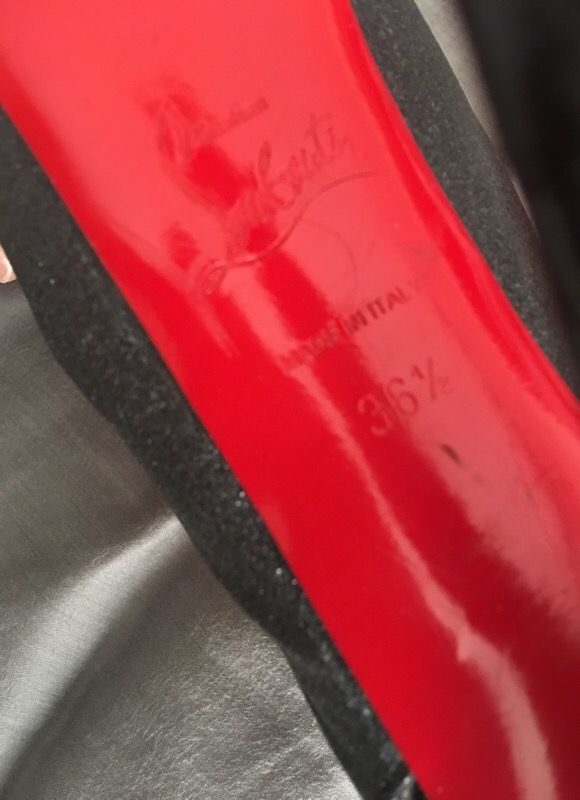 LouBoutin Sling Back Pumps! Size 36 1/2