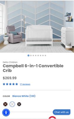 Delta 6 in 1 crib