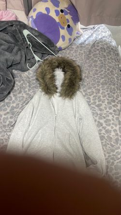 Holister Fur Zip Up