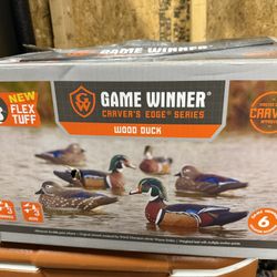 Hunting Decoy Wood Ducks 