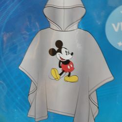 Disneyland  KID  Micky. And MInie Rain Coat  One Size  Wirh All.