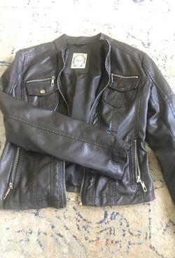 Faux Leather Jacket- women’s Medium