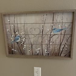 Lovebirds Wall Art