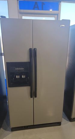 Whirlpool Side-by-Side Stainless Steel Refrigerator Fridge
