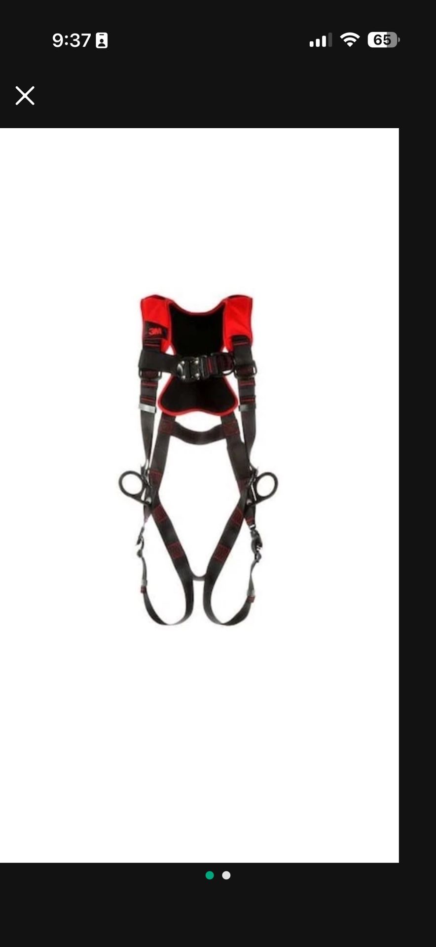 3M Protecta 1161444 Protecta(R) Full Body Harness, Xl, 420 Lb., Quick-Connect
