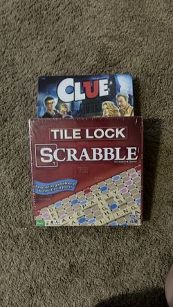 Scrabble & Clue Board games