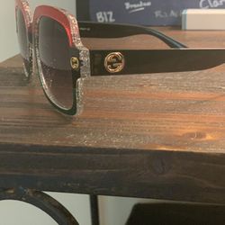 Gucci woman’s square 55 mm sunglasses