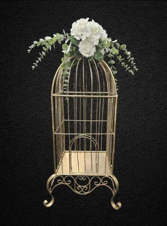 Golden Birdcage - Wedding Decor