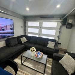 Sectional And Couch With Table