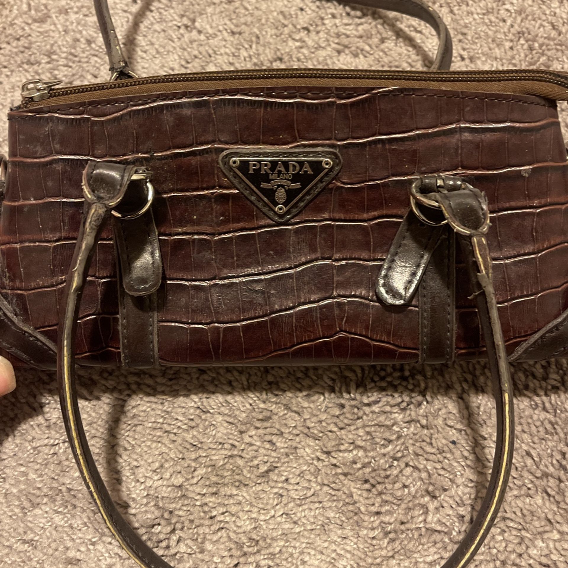 Prada Milano Del 1913 Leather Handbag