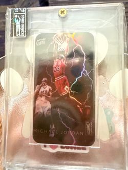 1996-97 Fleer Ultra Michael Jordan Tobacco Card #10 holo Chicago Bulls NBA GOAT