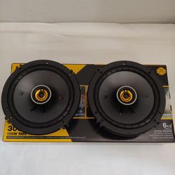 KICKER 1 PAIR 6.5" 2 WAY 300 WATTS CAR SPEAKER