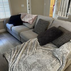 Sectional sofa Grey 