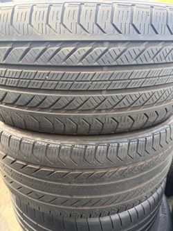 (2) 245/40R19 PAIR OF USED TIRES CONTINENTAL RUN FLAT 60% LIFE !!