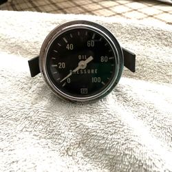 Vintage SW Oil Pressure Gauge 