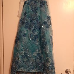 Size 4-5 Custome Made Elsa Dress From Frozen