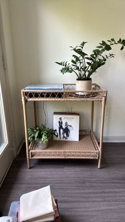 Rattan Bar Cart
