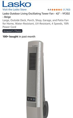 Lasko 42" Outdoor Oscillating Tower Fan