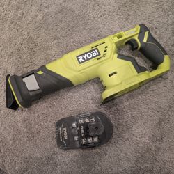 Ryobi Reciprocating Power Saw Cordless + Ryobi Rechargeable Battery 