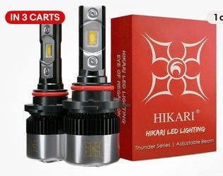 Hikari 9012 HIR2 LED Adjustable Bulbs 30W 12000LM 6000K Cool White DoT - New