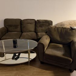 Sofa Loveseat An Table