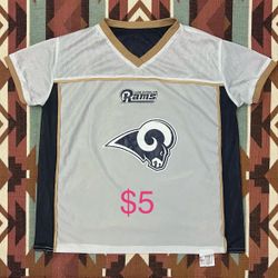 St. Louis/Los Angeles Rams Play 60 NFL Flag Football Jersey Unisex YOUTH X-Large