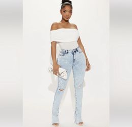 Tall Ripped High Rise Jean 