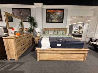 4 PC KING BEDROOM SET