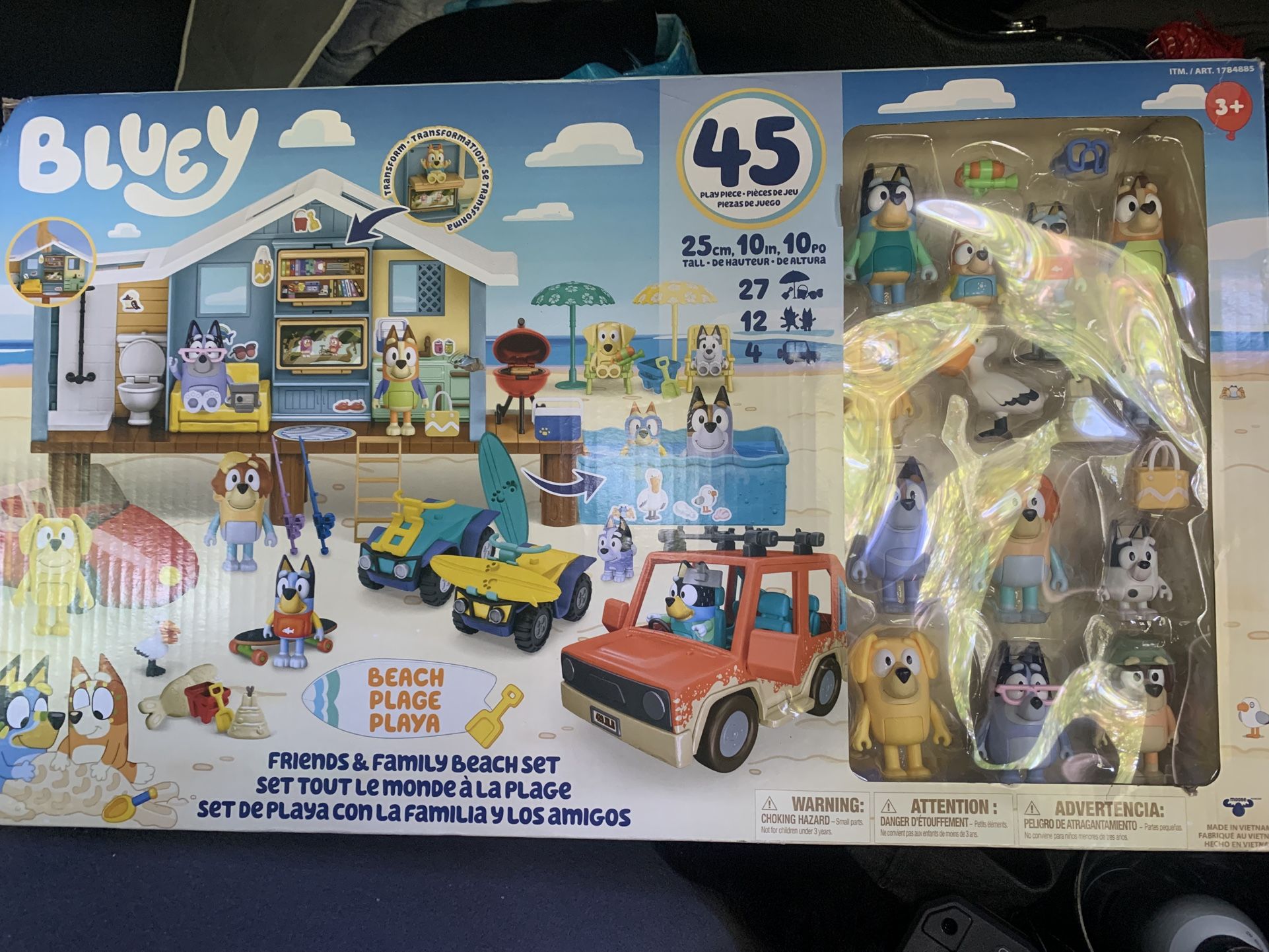 Bluey Friends And Family Beach Set 