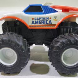 Captain America Mattel 1:64 Toy Monster Truck 2014 Monster Jam Marvel Super Hero