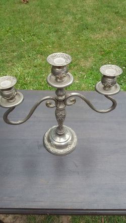 Pewter Candleobbra