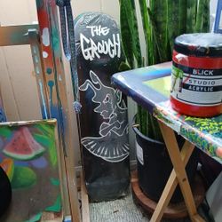 The GROUCH Skate Deck Signed