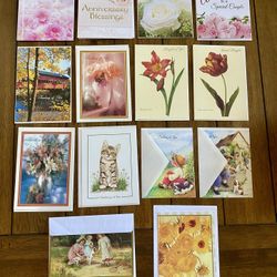 14 “Thinking of you”, “Anniversary” Cards