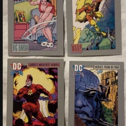 DC Comics Vintage Heroes From Beyond/Earths Mightiest Heroes Cards