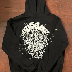 Spider Hoodie Black OG Web Sp5der Size Large