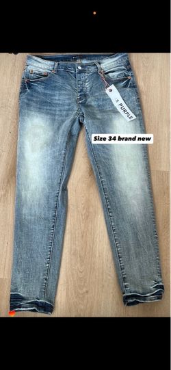 Purple jeans