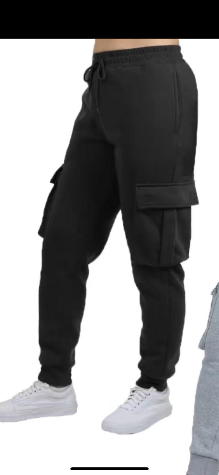 Fleece Lined Cargo Joggers